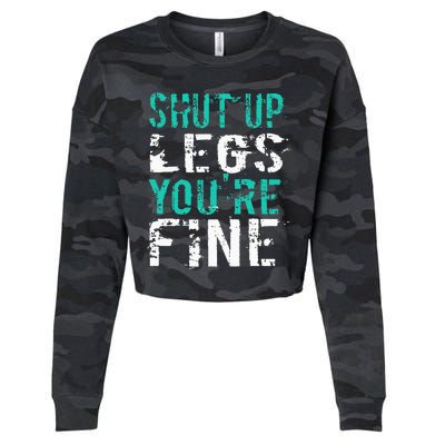 Shut Up Legs YouRe Fine Cropped Pullover Crew