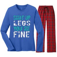 Shut Up Legs YouRe Fine Women's Long Sleeve Flannel Pajama Set 