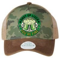 Shut Up Liver You're Fine Beer Drinking St Patricks Legacy Tie Dye Trucker Hat
