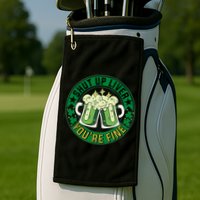 Shut Up Liver You're Fine Beer Drinking St Patricks Golf Towel