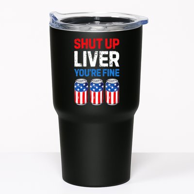 Shut Up Liver YouRe Fine 4th Of July Beer Premium Tumbler