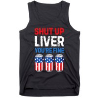 Shut Up Liver YouRe Fine 4th Of July Beer Premium Tank Top