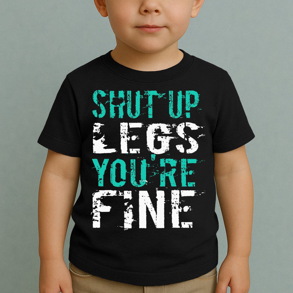 Shut Up Legs YouRe Fine Funny Workout Toddler T-Shirt