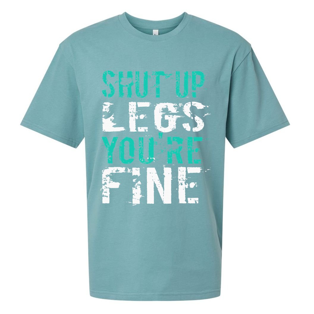 Shut Up Legs YouRe Fine Funny Workout Sueded Cloud Jersey T-Shirt