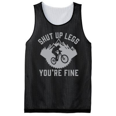 Shut Up Legs You’Re Fine Funny Gift Idea Mountain Bike Mesh Reversible Basketball Jersey Tank