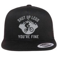 Shut Up Legs You’Re Fine Funny Gift Idea Mountain Bike Flat Bill Trucker Hat