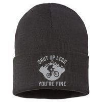 Shut Up Legs You’Re Fine Funny Gift Idea Mountain Bike Sustainable Knit Beanie