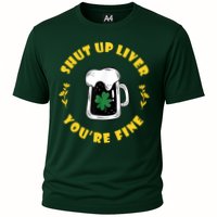 Shut Up Liver You're Fine Funny St Patrick's Day Performance Shirt