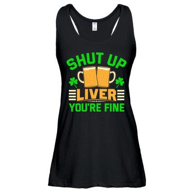Shut Up Liver You're Fine Ladies Essential Flowy Tank