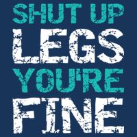 Shut Up Legs You're Fine Funny Workout Quote Running Drawstring Bag