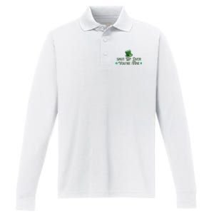 Shut Up Liver YouRe Fine St PatrickS Day Performance Long Sleeve Polo