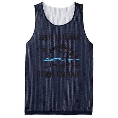 Shut Up Liver I Bought The Drink Package Mesh Reversible Basketball Jersey Tank