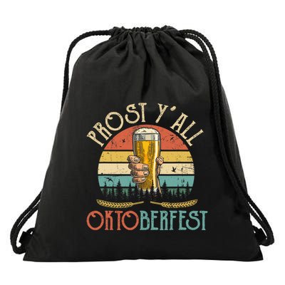 Shut Up Liver Its Oktoberfest Prost Yall Beer Drinking Drawstring Bag