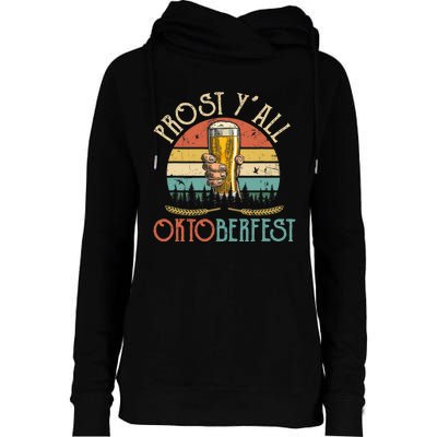 Shut Up Liver Its Oktoberfest Prost Yall Beer Drinking Womens Funnel Neck Pullover Hood