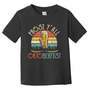 Shut Up Liver Its Oktoberfest Prost Yall Beer Drinking Toddler T-Shirt