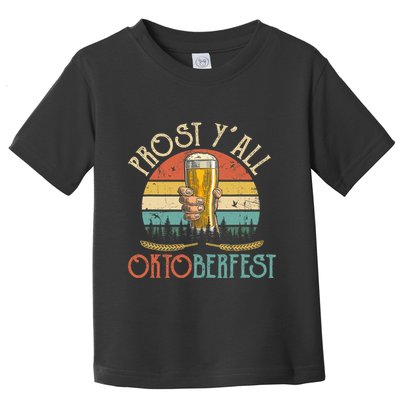 Shut Up Liver Its Oktoberfest Prost Yall Beer Drinking Toddler T-Shirt