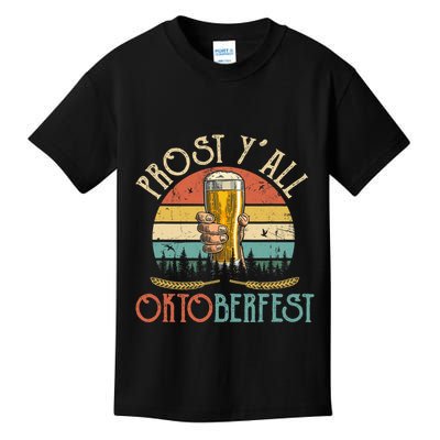Shut Up Liver Its Oktoberfest Prost Yall Beer Drinking Kids T-Shirt