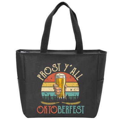 Shut Up Liver Its Oktoberfest Prost Yall Beer Drinking Zip Tote Bag