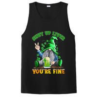 Shut Up Liver You're Fine Gnomes Drinking St Patrick's Day PosiCharge Competitor Tank