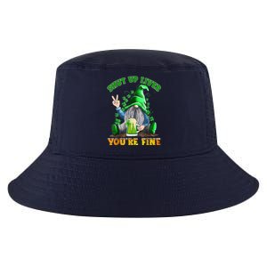 Shut Up Liver You're Fine Gnomes Drinking St Patrick's Day Cool Comfort Performance Bucket Hat