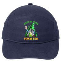 Shut Up Liver You're Fine Gnomes Drinking St Patrick's Day 7-Panel Snapback Hat