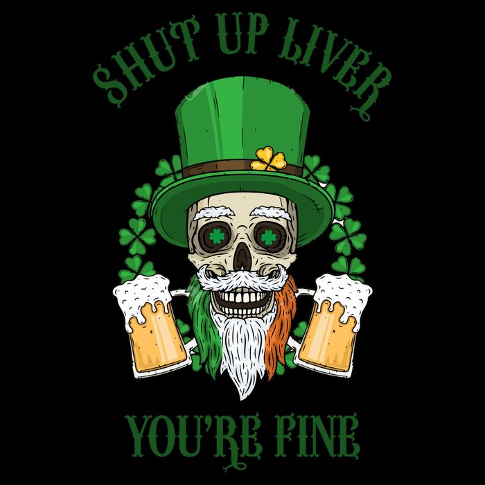Shup Up Liver You're Fine St Patrick's Day Beer Lover 16oz Travel Tumbler