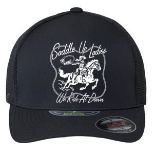 Saddle Up Ladies Flexfit Unipanel Trucker Cap