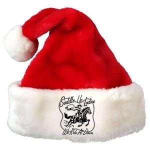 Saddle Up Ladies Premium Christmas Santa Hat