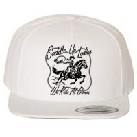 Saddle Up Ladies Wool Snapback Cap