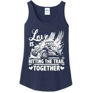 Sxs Utv Love Is Hitting The Trail Together Ladies Essential Tank