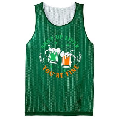 Shut Up Liver You're Fine Shirt Mesh Reversible Basketball Jersey Tank