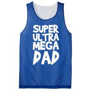 Super Ultra Mega Dad Funny Gift Mesh Reversible Basketball Jersey Tank