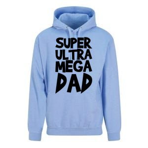 Super Ultra Mega Dad Funny Gift Unisex Surf Hoodie