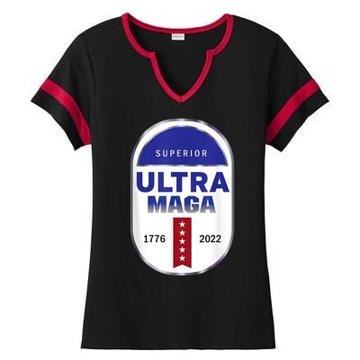 Superior Ultra Maga USA Ladies Halftime Notch Neck Tee