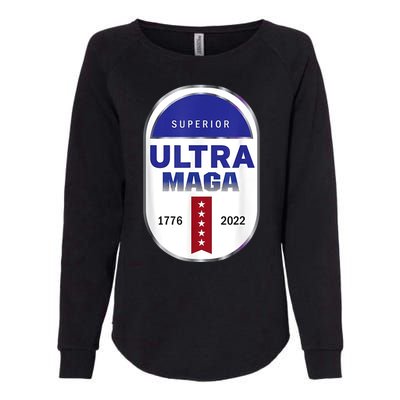 Superior Ultra Maga USA Womens California Wash Sweatshirt