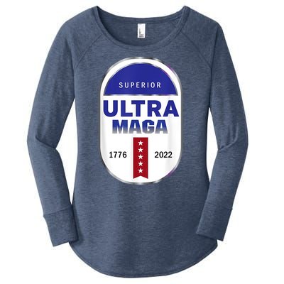 Superior Ultra Maga USA Women's Perfect Tri Tunic Long Sleeve Shirt