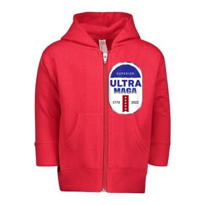 Superior Ultra Maga USA Toddler Zip Fleece Hoodie