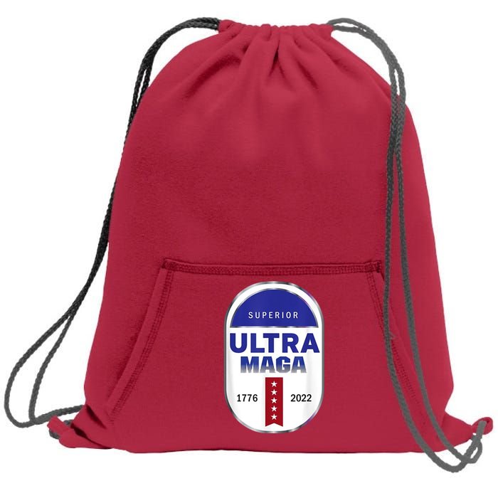 Superior Ultra Maga USA Sweatshirt Cinch Pack Bag