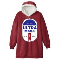 Superior Ultra Maga USA Hooded Wearable Blanket