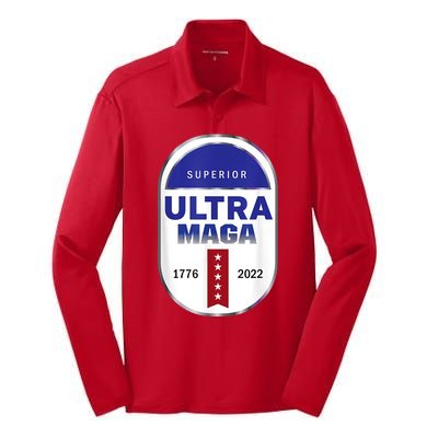 Superior Ultra Maga USA Silk Touch Performance Long Sleeve Polo