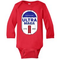 Superior Ultra Maga USA Baby Long Sleeve Bodysuit