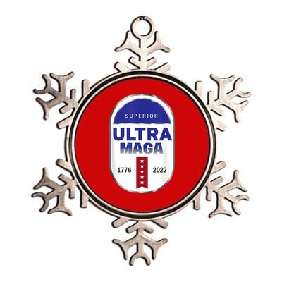 Superior Ultra Maga USA Metallic Star Ornament