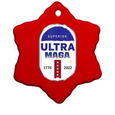 Superior Ultra Maga USA Ceramic Star Ornament