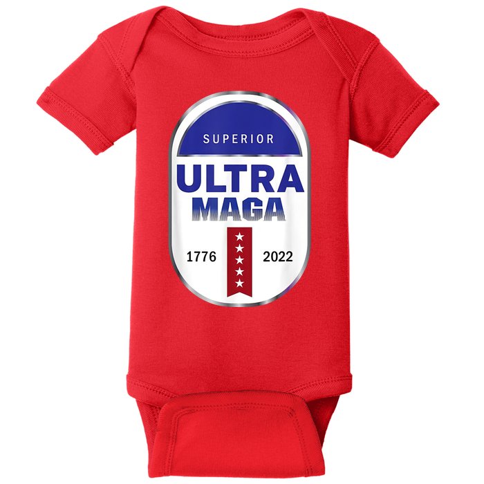 Superior Ultra Maga USA Baby Bodysuit