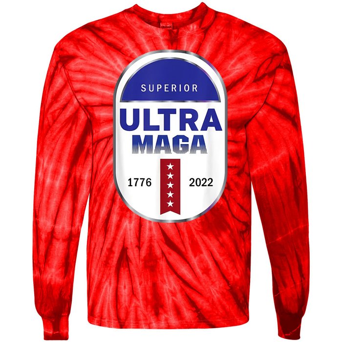 Superior Ultra Maga USA Tie-Dye Long Sleeve Shirt