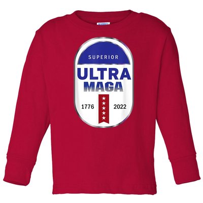 Superior Ultra Maga USA Toddler Long Sleeve Shirt