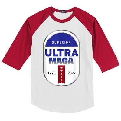 Superior Ultra Maga USA Kids Colorblock Raglan Jersey