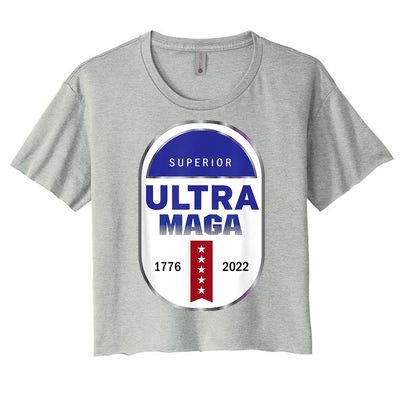 Superior Ultra Maga USA Women's Crop Top Tee