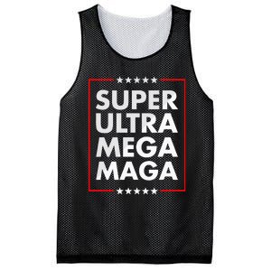 Super Ultra Mega Maga Trump Liberal Supporter Republican Mesh Reversible Basketball Jersey Tank