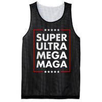 Super Ultra Mega Maga Trump Liberal Supporter Republican Mesh Reversible Basketball Jersey Tank